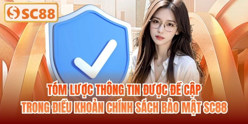 Tóm lược thông tin được đề cập trong điều khoản chính sách bảo mật SC88