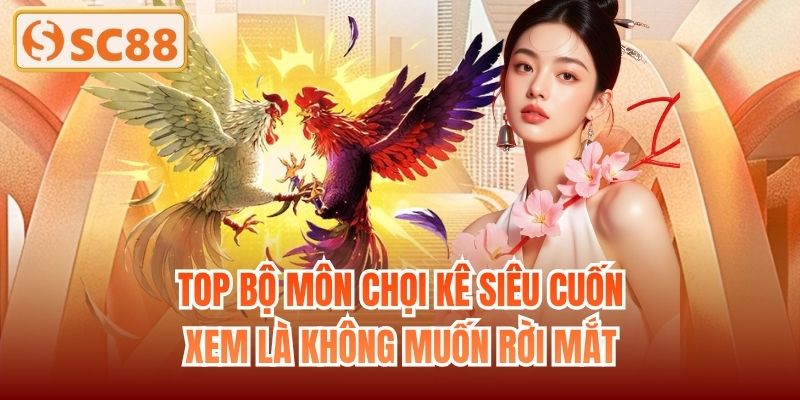 Top bộ môn chọi kê siêu cuốn, xem là không muốn rời mắt